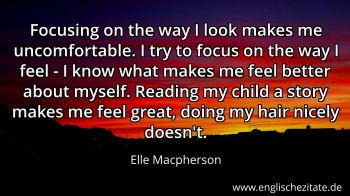 Englisches Zitat von Elle Macpherson als Bild