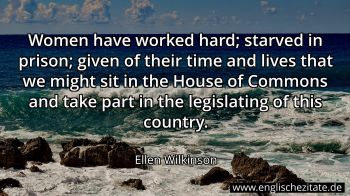 Englisches Zitat von Ellen Wilkinson als Bild
