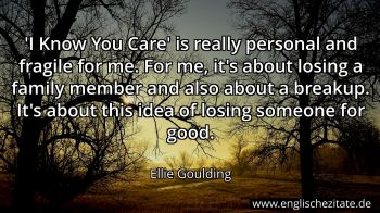 Englisches Zitat von Ellie Goulding als Bild