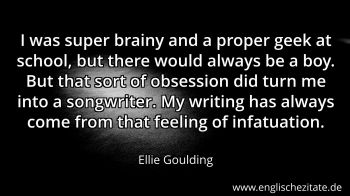 Englisches Zitat von Ellie Goulding als Bild