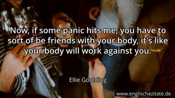 Englisches Zitat von Ellie Goulding als Bild