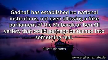 Englisches Zitat von Elliott Abrams als Bild