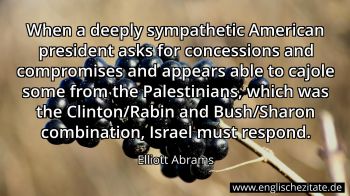 Englisches Zitat von Elliott Abrams als Bild
