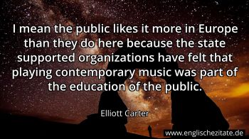 Englisches Zitat von Elliott Carter als Bild