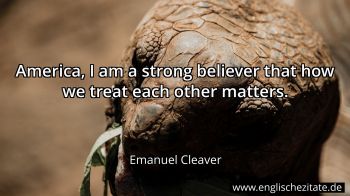 Englisches Zitat von Emanuel Cleaver als Bild