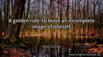 Englisches Zitat von Emil Cioran als Bild