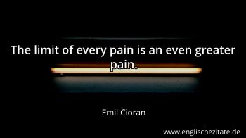 Englisches Zitat von Emil Cioran als Bild