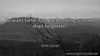 Englisches Zitat von Emil Cioran als Bild