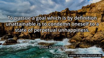 Englisches Zitat von Emile Durkheim als Bild