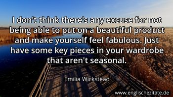 Englisches Zitat von Emilia Wickstead als Bild