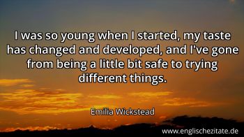 Englisches Zitat von Emilia Wickstead als Bild
