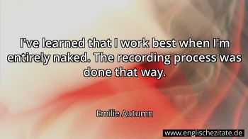 Englisches Zitat von Emilie Autumn als Bild