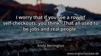 Englisches Zitat von Emily Berrington als Bild