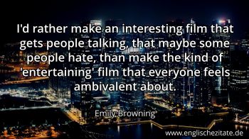 Englisches Zitat von Emily Browning als Bild