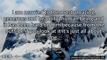 Englisches Zitat von Emily Watson als Bild