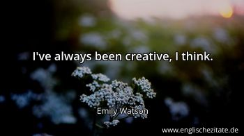 Englisches Zitat von Emily Watson als Bild