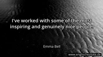 Englisches Zitat von Emma Bell als Bild