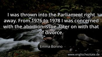 Englisches Zitat von Emma Bonino als Bild