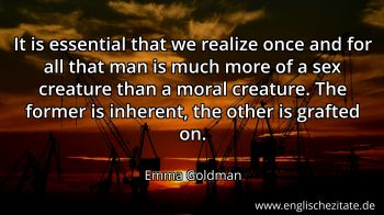 Englisches Zitat von Emma Goldman als Bild