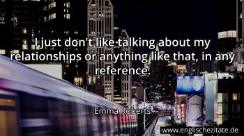 Englisches Zitat von Emma Roberts als Bild