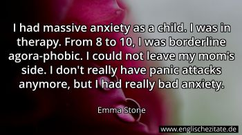 Englisches Zitat von Emma Stone als Bild