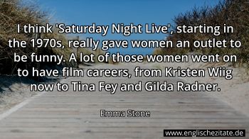 Englisches Zitat von Emma Stone als Bild