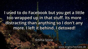 Englisches Zitat von Emma Stone als Bild