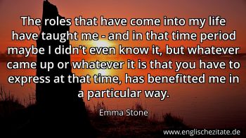 Englisches Zitat von Emma Stone als Bild