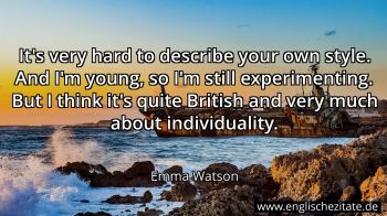 Englisches Zitat von Emma Watson als Bild