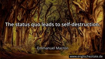 Englisches Zitat von Emmanuel Macron als Bild