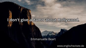 Englisches Zitat von Emmanuelle Beart als Bild