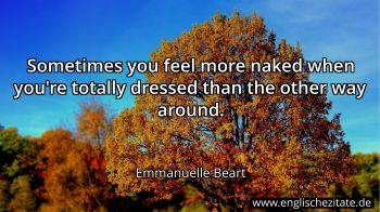 Englisches Zitat von Emmanuelle Beart als Bild
