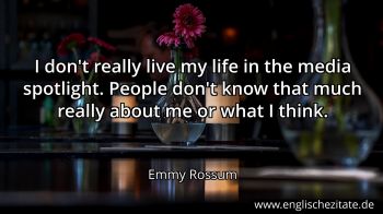 Englisches Zitat von Emmy Rossum als Bild