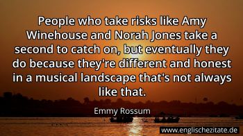 Englisches Zitat von Emmy Rossum als Bild