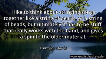 Englisches Zitat von Emmylou Harris als Bild
