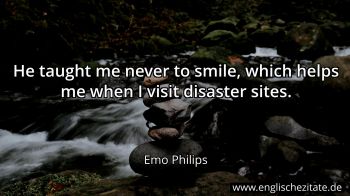 Englisches Zitat von Emo Philips als Bild