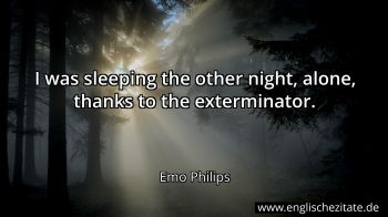 Englisches Zitat von Emo Philips als Bild