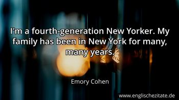 Englisches Zitat von Emory Cohen als Bild