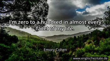 Englisches Zitat von Emory Cohen als Bild