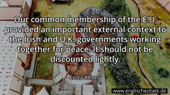 Englisches Zitat von Enda Kenny als Bild