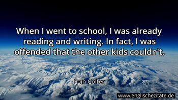 Englisches Zitat von Eoin Colfer als Bild