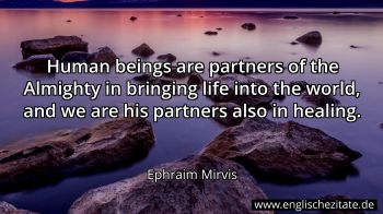 Englisches Zitat von Ephraim Mirvis als Bild