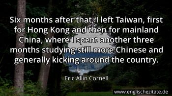 Englisches Zitat von Eric Allin Cornell als Bild