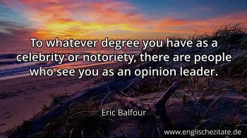 Englisches Zitat von Eric Balfour als Bild