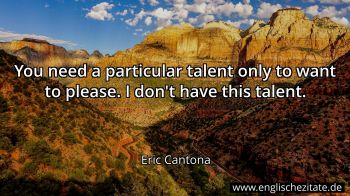 Englisches Zitat von Eric Cantona als Bild