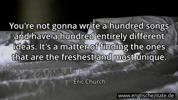 Englisches Zitat von Eric Church als Bild