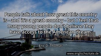 Englisches Zitat von Eric D. Thomas als Bild