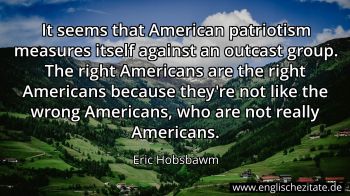 Englisches Zitat von Eric Hobsbawm als Bild