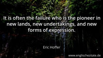 Englisches Zitat von Eric Hoffer als Bild