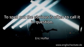 Englisches Zitat von Eric Hoffer als Bild